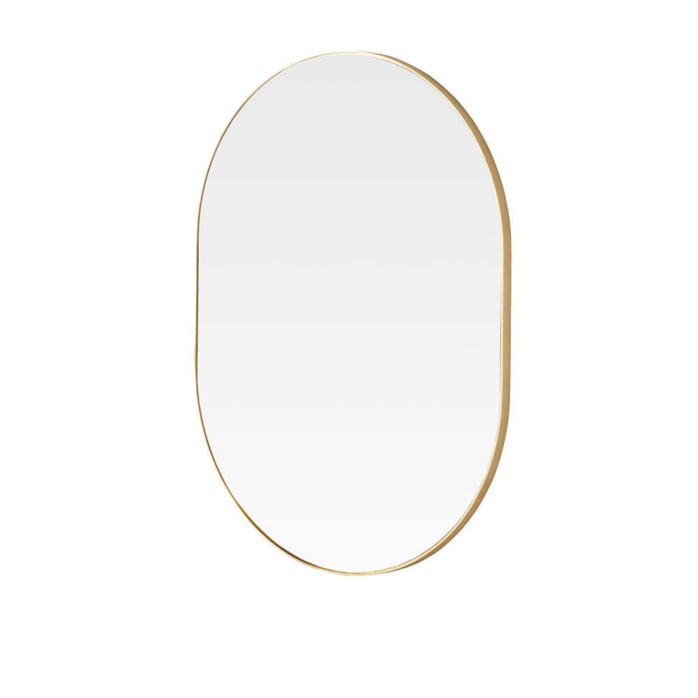 Olivia's Mali Oval Wall Mirror in Gold - image 1