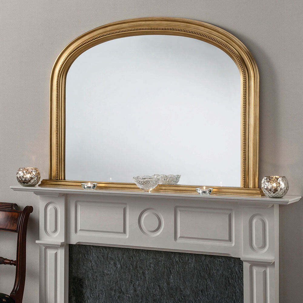 Olivia's Yidu Arched Wall Mirror in Gold / Large - image 1