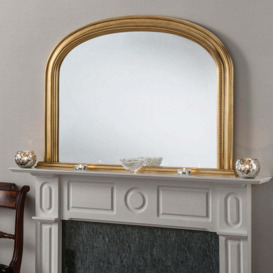 Olivia's Yidu Arched Wall Mirror in Gold / Large - thumbnail 1