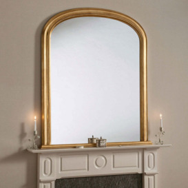 Olivia's Yidu Arched Wall Mirror in Gold / Large - thumbnail 2