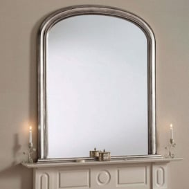 Olivia's Yidu Arched Wall Mirror in Silver / Large - thumbnail 2
