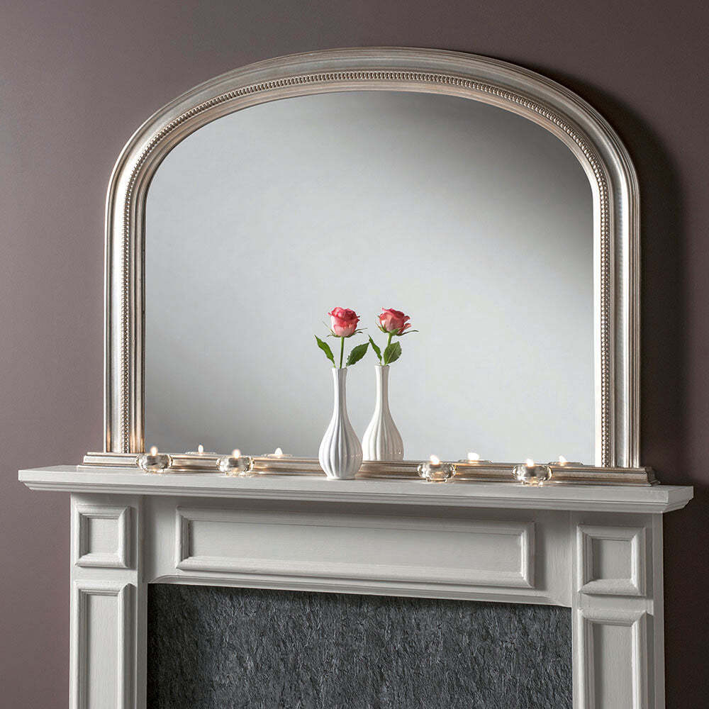 Olivia's Yidu Arched Wall Mirror in Silver / Extra Large - image 1