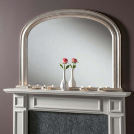 Olivia's Yidu Arched Wall Mirror in Silver / Extra Large - thumbnail 1