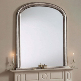 Olivia's Yidu Arched Wall Mirror in Silver / Extra Large - thumbnail 2
