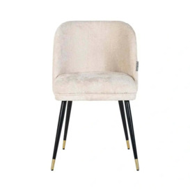 Richmond Alicia Dining Chair in White Chenille - thumbnail 2