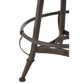 New Foundry Fir Wood And Metal Bar Chair - thumbnail 3