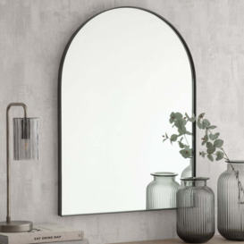 Garden Trading Arched Mirror in Black & Iron