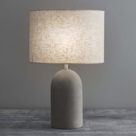 Garden Trading Millbank Bullet Table Lamp in Polymer Concrete