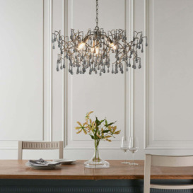 Olivia's Freya Pendant Light in Silver - thumbnail 3