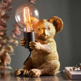 Olivia's Henley Koala Table Lamp in Gold - thumbnail 3