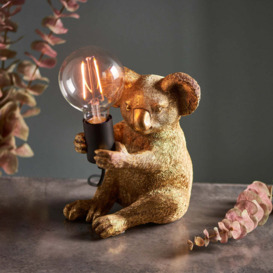Olivia's Henley Koala Table Lamp in Gold