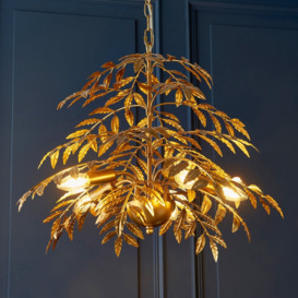 Olivia's Layla Pendant Light in Gold - thumbnail 3