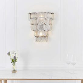 Olivia's Madison Wall Light in Silver - thumbnail 3
