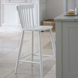 Garden Trading Spindle Bar Stool in Lily White
