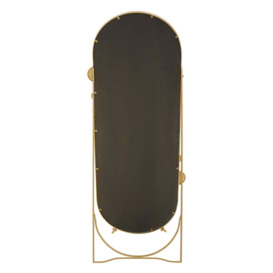 Olivia's Farrah Floor Standing Mirror in Champagne Gold - thumbnail 3
