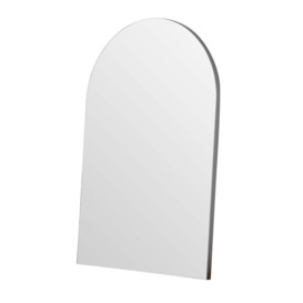 Olivia's Cora Arched Mirror in Silver - 75x50cm - thumbnail 1