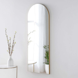 Olivia's Cora Arched Mirror in Gold - 120x45cm - thumbnail 2