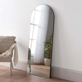 Olivia's Cora Full Length Arched Mirror in Black - 150x60cm