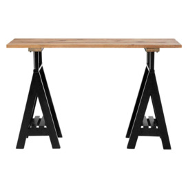Olivia's Soft Industrial Collection - Hampy Pine Wood & Iron Console Table
