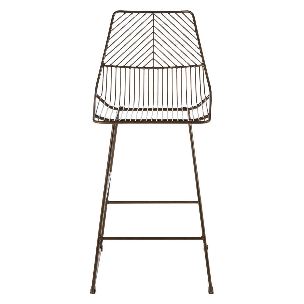 Olivia's Soft Industrial Collection - Distance Wire Tapered Bar Chair in Bronze - image 1