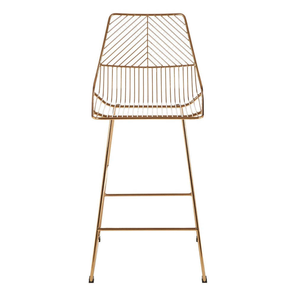 Olivia's Soft Industrial Collection - Distance Wire Tapered Bar Chair in Gold - image 1