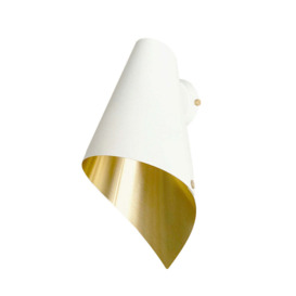 Arcform Lighting - Arc Wall Light in Brushed Brass & White / Standard - thumbnail 2