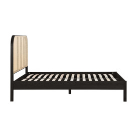 Olivia's Maggie Rattan Bed in Black / Double - thumbnail 2
