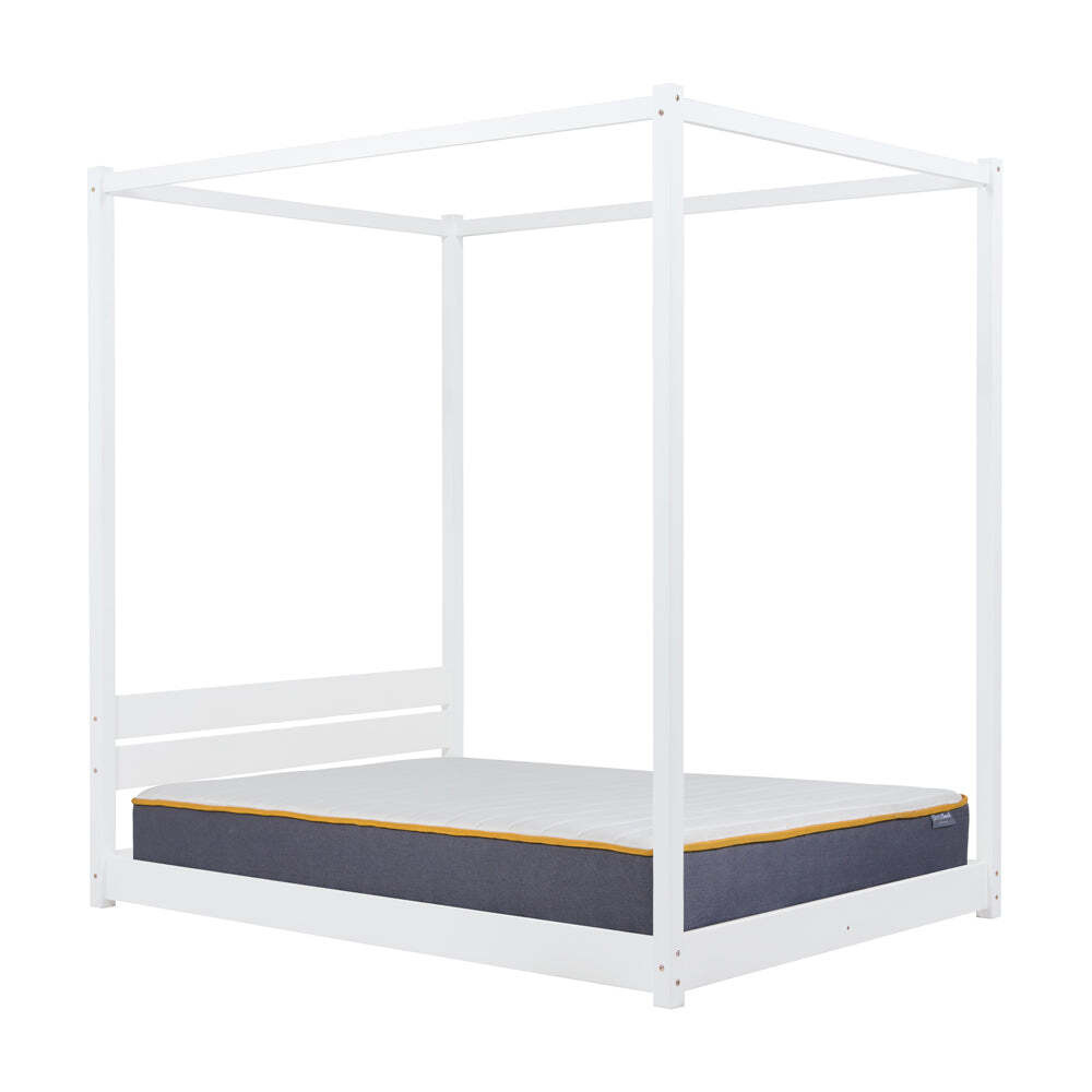 Olivia's Dante Four Poster Bed in White / Double - image 1