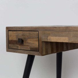 Olivia's Nordic Living Collection Lee Desk Table in Brown - thumbnail 3