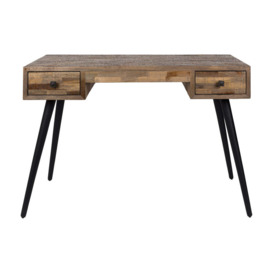 Olivia's Nordic Living Collection Lee Desk Table in Brown - thumbnail 1
