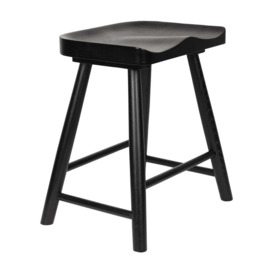 Olivia's Nordic Living Collection Wander Stool in Black