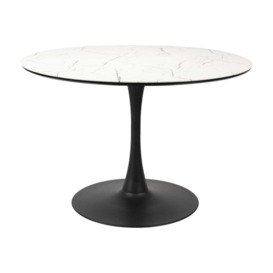 Olivia's Nordic Living Collection Mary Dining Table in White - thumbnail 1