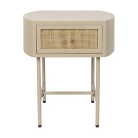Olivia's Nordic Living Collection Maya Side Table in Beige - thumbnail 1