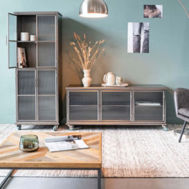 Olivia's Nordic Living Collection Jim Sideboard in Black - thumbnail 2