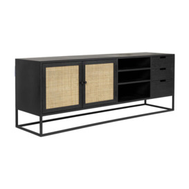 Olivia's Nordic Living Collection Guy Sideboard in Black - thumbnail 2