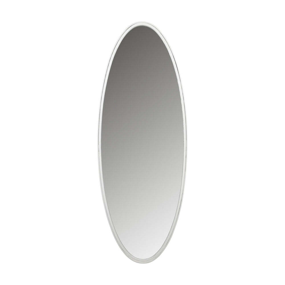 Olivia's Nordic Living Collection Mia Oval Large Wall Mirror in White - image 1