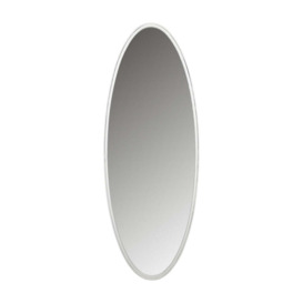 Olivia's Nordic Living Collection Mia Oval Large Wall Mirror in White - thumbnail 1