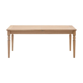 Gallery Interiors Ascot Extending Dining Table in Natural - thumbnail 1