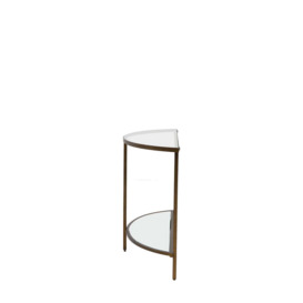 Gallery Interiors Hodson Console Table in Bronze - thumbnail 3