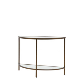 Gallery Interiors Hodson Console Table in Bronze - thumbnail 2