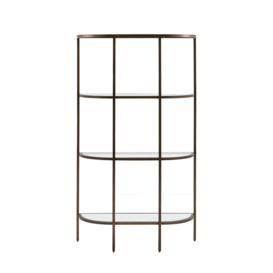 Gallery Interiors Hodson Display Unit in Bronze - thumbnail 1