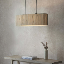 Gallery Interiors Shoreline 2 Pendant Light in Natural - thumbnail 2