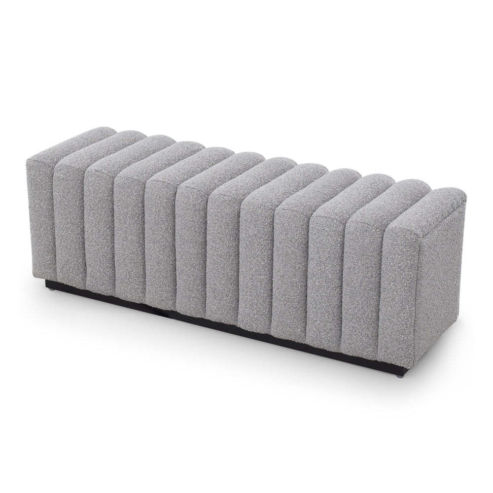 Liang & Eimil Kalum Bench Boucle Grey - Outlet - image 1