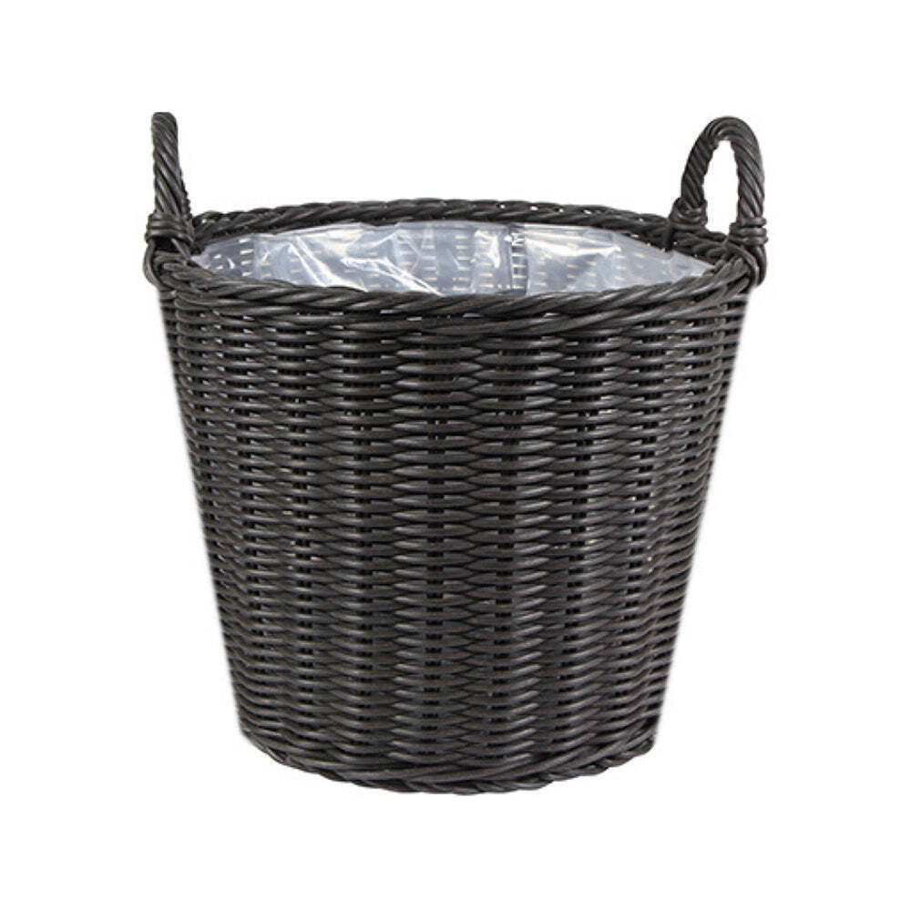 Ivyline Polyrattan Willow Lined Planter / Small - image 1