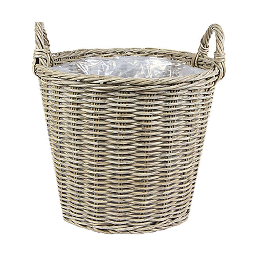 Ivyline Polyrattan Natural Lined Planter / Small - image 1