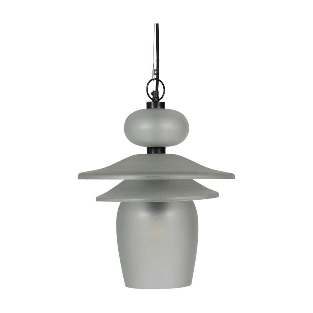 Libra Calm Neutral Collection - Astro Lunar Pendant in Matt Frosted Glass - image 1