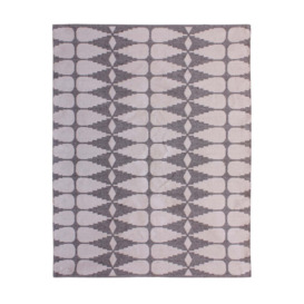 Libra Interiors Ayudar Jacquard Woven Rug in Ivory, Grey & Charcoal 160x230 - thumbnail 2
