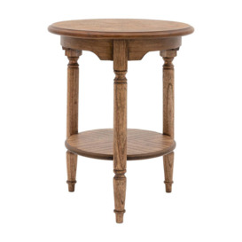 Gallery Interiors Highgate Side Table in Natural Wood - thumbnail 1