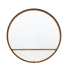 Gallery Interiors Southpaw Wall Mirror in Bronze