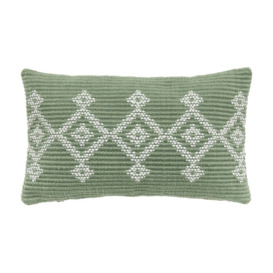 Gallery Interiors Montrose in Sage Cushion Cover